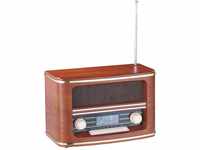 auvisio Retro Radio: Digitales Nostalgie-Stereo-Radio mit DAB+, Bluetooth 5.0,...