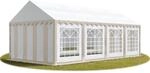 TOOLPORT Party-Zelt Festzelt 4x8 m Garten-Pavillon -Zelt PVC Plane 700 N in