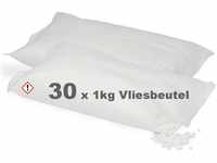 CAGO Luft-Entfeuchter - 30 x 1 kg Granulat im portionierbaren Vlies-Beutel -