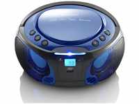 Lenco SCD-550 - CD-Player für Kinder - CD-Radio - Stereoanalage - Boombox - MP3 und