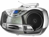 Karcher RR 510(N) - tragbares CD Radio (CD Player mit Kassette, FM Radio, Boombox,
