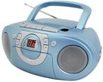 Soundmaster SCD5100BL Radio Kassettenspieler mit CD Spieler in blau