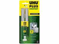 UHU 2-Komponentenkleber Plus Endfest, Glasklarer und höchst belastbarer...