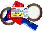tesa tesapack Extra Strong und Handabroller im Set mit 2 besonders rei&szlig;festen