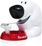 Scotch Tischabroller inkl. 1 Rolle Klebeband - Hunde Klebeband Abroller, auch f&uuml;r