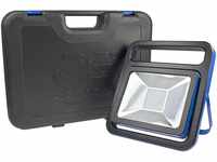 as - Schwabe Chip-LED-Strahler mit Akku und Koffer, 50 W, IP 54 Baustrahler für