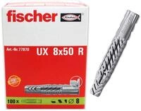 Fischer 077870 Nylond&uuml;bel UX 8x50 R, 100 St&uuml;ck