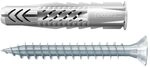 FISCHER Universald&uuml;bel UX 8 x 50 R S/25, je 25 Nylond&uuml;bel mit passenden Schrauben,