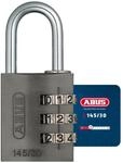 ABUS Zahlenschloss 145/30 Titanium - Kofferschloss, Spindschloss u. v. m. -