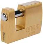 ABUS Messing-Vorh&auml;ngeschloss 82/63 gl.-8501 - gleichschlie&szlig;end -