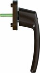 ABUS 442575 FG200 B SB abschlie&szlig;barer Fenstergriff braun