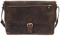 Leonhard Heyden Leder Laptoptasche mit Laptopfach Salisbury Umh&auml;ngetasche 7653