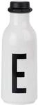 Design Letters Pers&ouml;nliche Trinkflasche Wei&szlig; (E) | BPA-Frei | 500 ml | Tritan