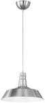 Reality Leuchten R30421007 Will, Pendelleuchte, Metall, E27, Nickel matt, 36 x 36 x