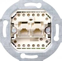 Gira 019000 Steckdose UAE TAE 8 8, 2-Fach Einsatz