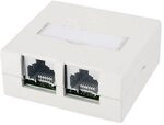 Teleg&auml;rtner J00023A0056 RJ-45 Wei&szlig; Steckdose, Reinwei&szlig;