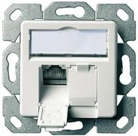 TELEGAERTNER UPDose Cat6/Cl.E Double 2xRJ45 alpinwhite AMJ45