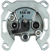 Kathrein ESD 30 Antennen-Steckdose 3-fach (TV, Radio, Sat, Einzelanschlussdose), 1