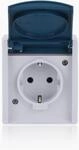 Busch-Jaeger 20 EW-53 SCHUKO&reg; Steckdose mit Klappdeckel (Thermoplast) Grau ocean&reg;