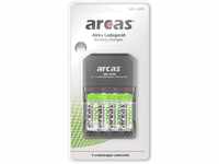 Arcas – Batterieladegerät für AA Akku und AAA Akkus Wiederaufladbar,...