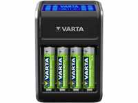 VARTA LCD Plug Ladegerät für AA/AAA/9V und USB-Geräte (inkl. 4x AA 2100 mAh)