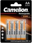 Camelion 17025406 - Ni-MH Rechargable Batterien AA / HR6, 4 St&uuml;ck, Kapazit&auml;t 2500