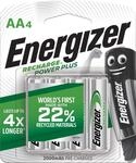 Energizer Batterien AA, wiederaufladbar, 4 St&uuml;ck, Recharge Power Plus