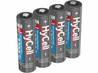 HyCell wiederaufladbar Akku Batterie Mignon AA 2700mAh NiMH ohne Memory-Effekt 4er