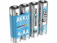 ANSMANN Akku AA Mignon 2100mAh 1,2V NiMH - wiederaufladbare Batterien AA Akkus maxE