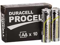 Duracell Alkaline Batterie (Mignon (AA), Procell LR6/D10) 10er Pack