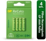 Akku AAA 950mAh (Micro, HR 03, NiMH, 1,2V, 4er Pack)