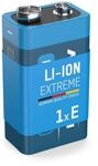 ANSMANN Extreme Lithium Batterie 9V E-Block 1er Pack - hohe Kapazit&auml;t, extrem leich,