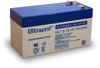 Wentronic Blei-Akku (Ultracell) 12 V, 1,3 Ah (Faston 187-4,8mm)