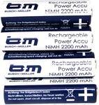 Busch & M&uuml;ller Unisex-Adult 207830 Batterie, Blau/Grau, 8 x 5 x 2 cm