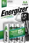 Energizer Batterien AA, wiederaufladbar, 4 St&uuml;ck, Recharge Extreme