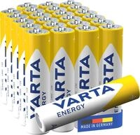 VARTA Batterien AAA, 24 St&uuml;ck, Energy, Alkaline, 1,5V, Verpackung zu 80% recycelt,
