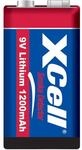 H&uuml;ckmann XCell Lithium-Block X9V-Lithium 9V Batterie 4042883313477