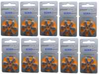Varta Power one Hörgerätebatterien Typ 13 orange, Batterien 60 Stück Vorratspack,