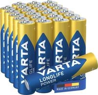 VARTA Batterien AAA, 24 St&uuml;ck, Longlife Power, Alkaline, 1,5V, ideal f&uuml;r Spielzeug,