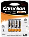 Camelion 17010403 Akku NI-MH HR03/ Micro/ 1000mAh/ 1,2V - 4er Pack