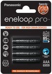 Panasonic eneloop pro, Ready-to-Use Ni-MH Akku, AAA Micro, 4er Pack, min. 930 mAh,