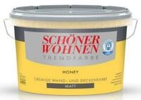 2,5 Liter SCH&Ouml;NER WOHNEN Trendfarbe matt HONEY