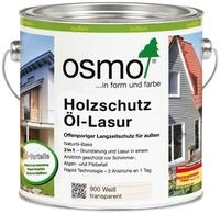 Osmo Holzschutz &Ouml;l-Lasur Wei&szlig; 2,50 l - 12100024