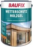 BAUFIX Wetterschutz-Holzgel teak, seidengl&auml;nzend, 5 Liter, Holzlasur,...