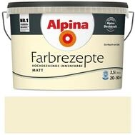 Alpina Farbrezepte Innenfarbe &ndash; Ein Hauch von Gelb matt &ndash; Wandfarben f&uuml;r
