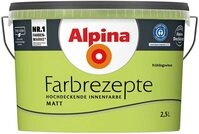 Alpina Farbrezepte Innenfarbe &ndash; Fr&uuml;hlingswiese matt &ndash; Wandfarben f&uuml;r