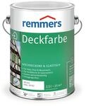 Remmers Deckfarbe wei&szlig; (RAL 9016), 2,5 Liter, Deckfarbe f&uuml;r innen und au&szlig;en,