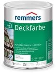 Remmers Deckfarbe wei&szlig; (RAL 9016), 0,75 Liter, Deckfarbe f&uuml;r innen und au&szlig;en,