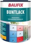 BAUFIX Buntlack gelb, seidenmatt, 1 Liter, Lackfarbe, wasserverd&uuml;nnbar, f&uuml;r...