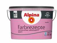 Alpina Farbrezepte Innenfarbe – Party Pink matt – Wandfarben für...